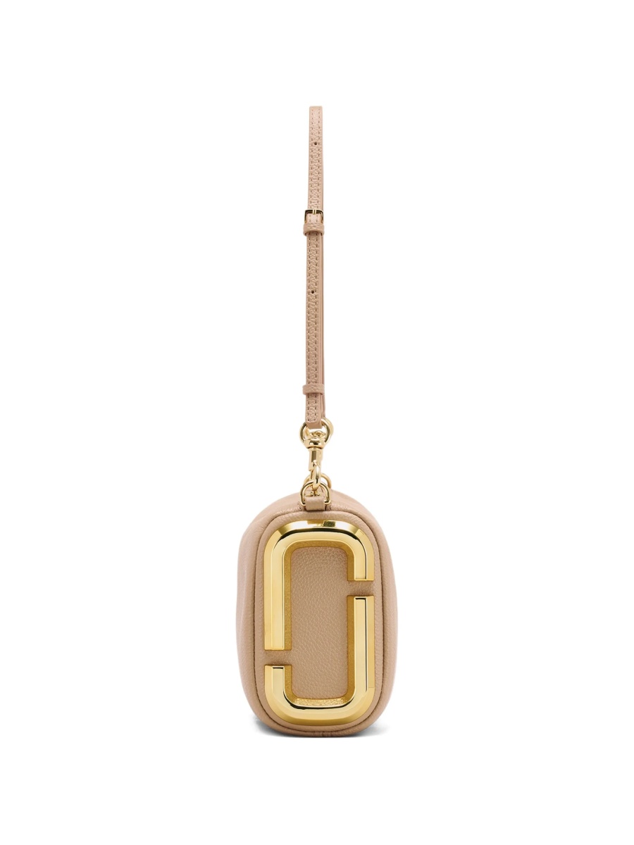 Geanta de umar Marc Jacobs snapshot neutra din piele - Img 4