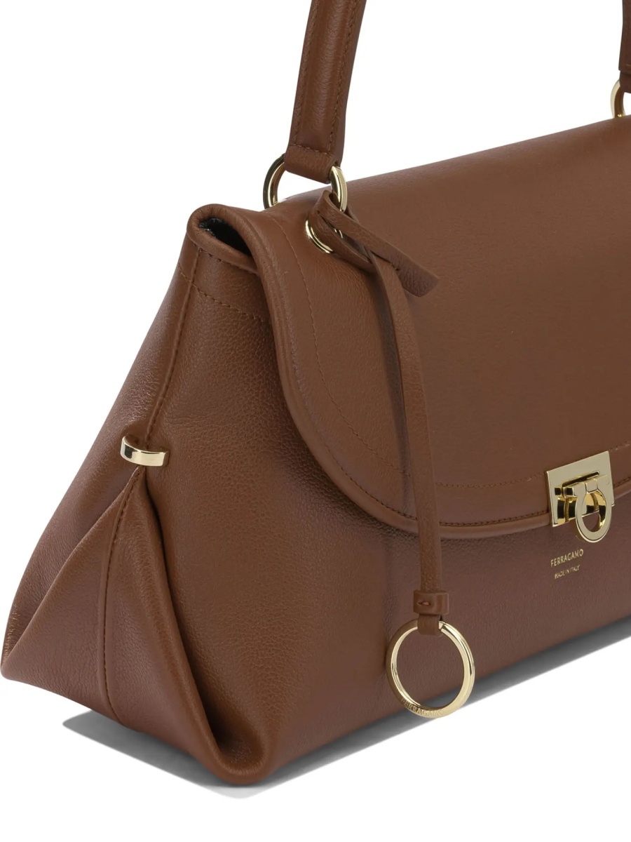 Geanta de umar Medium "Gancini" Shoulder Bag - Img 4