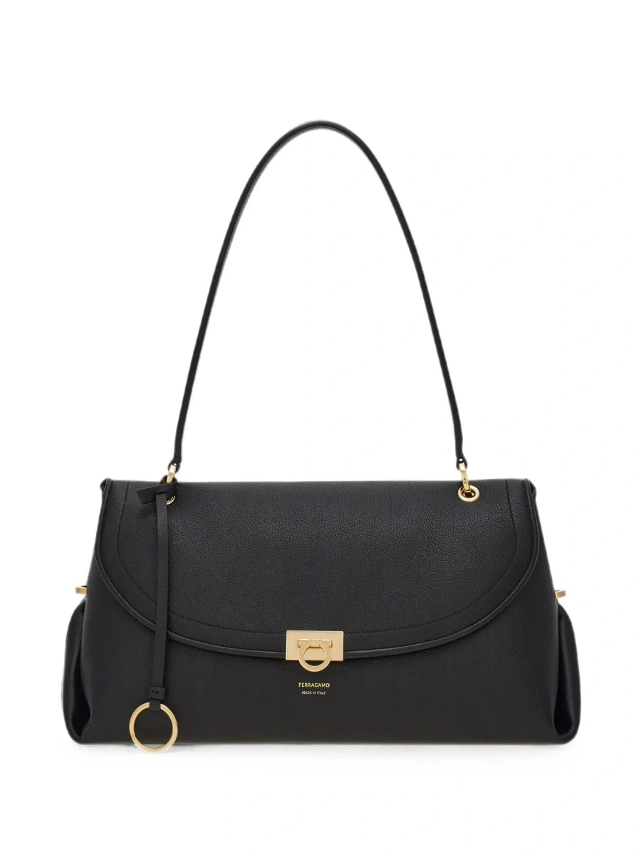 Geanta de umar Medium "Gancini" Shoulder Bag - Img 10