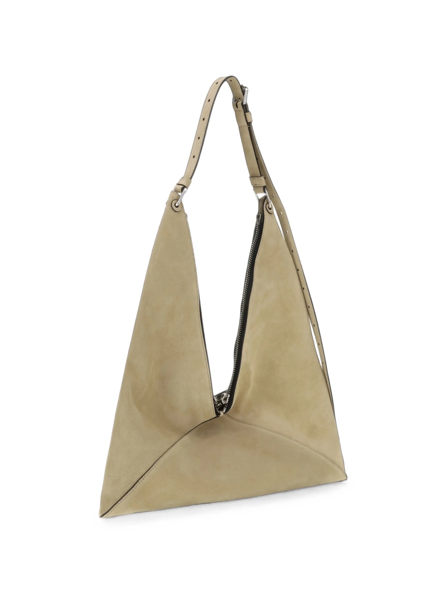 Geanta de umar Moschino neutra din piele - Img 4