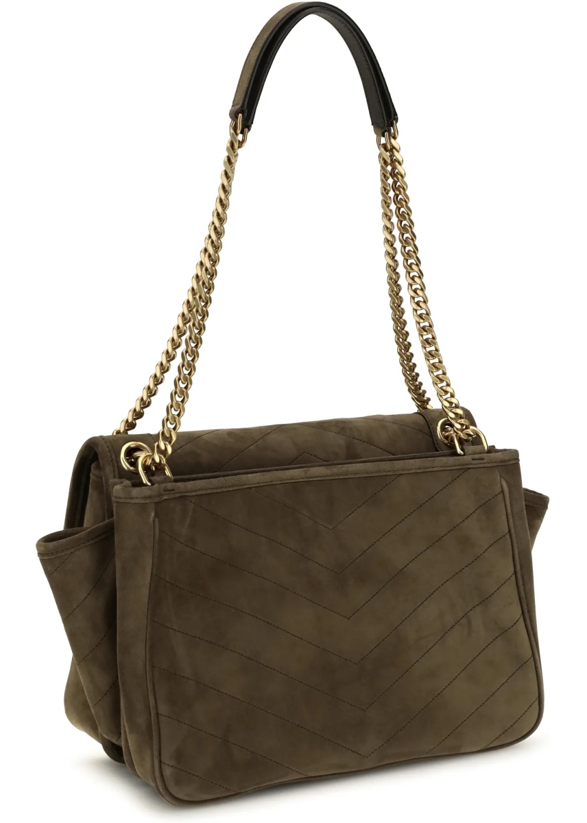 Geanta de umar Niki Tripouch suede Shoulder Bag - Img 3