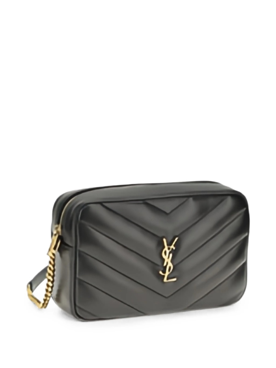 Geanta de umar Saint Laurent Loulou neagra din piele - Img 2