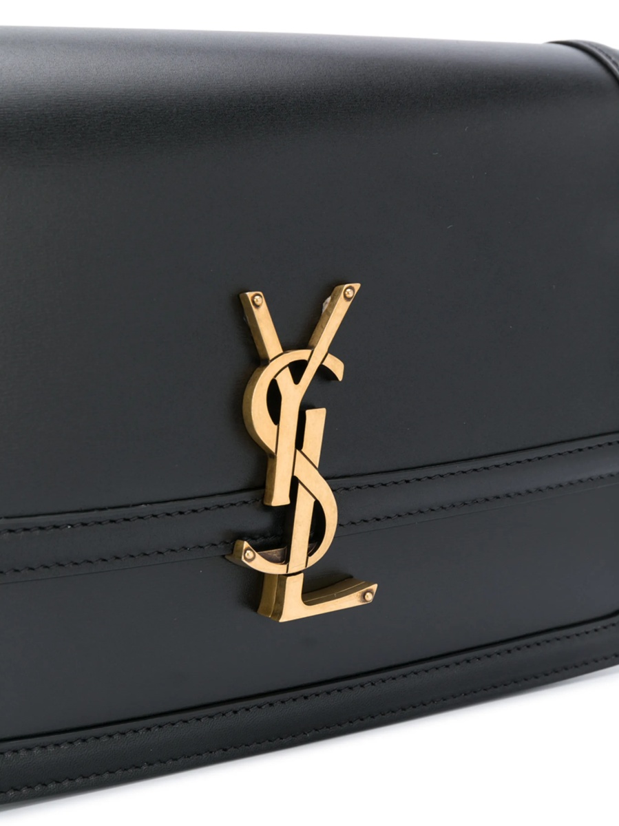 Geanta de umar Saint Laurent neagra din piele - Img 4