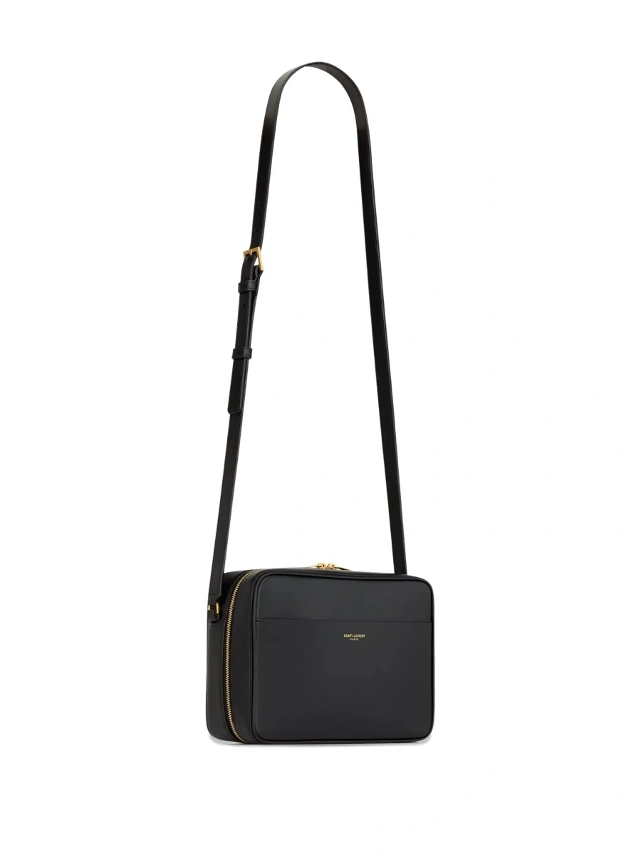 Geanta de umar Saint Laurent neagra din piele - Img 6
