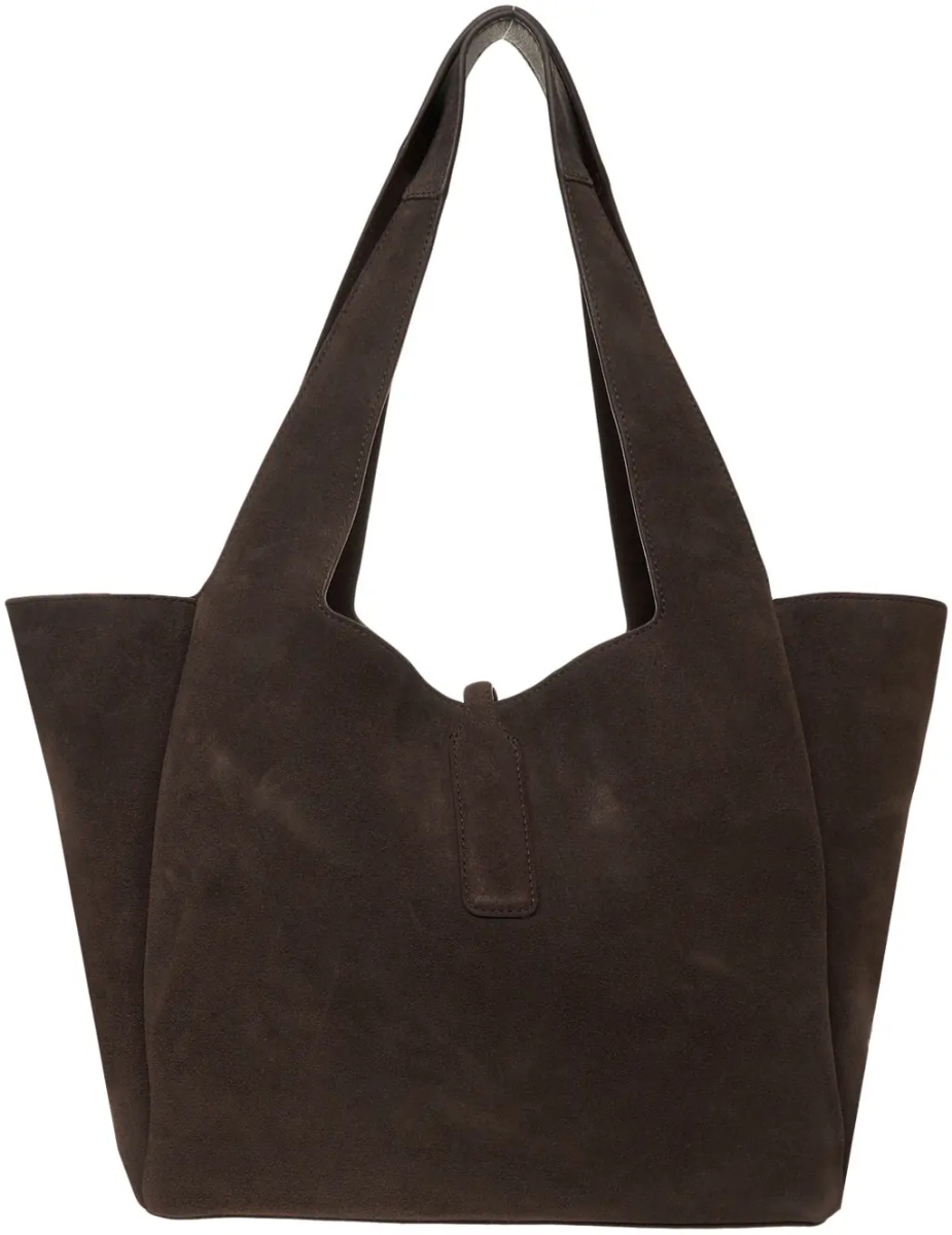 Geanta de umar Shopper in suede - Img 3