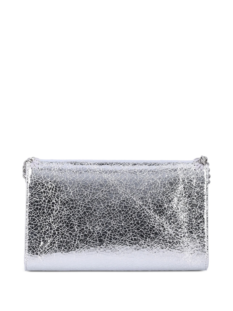 Geanta de umar Stella McCartney falabella argintie din polyester - Img 2