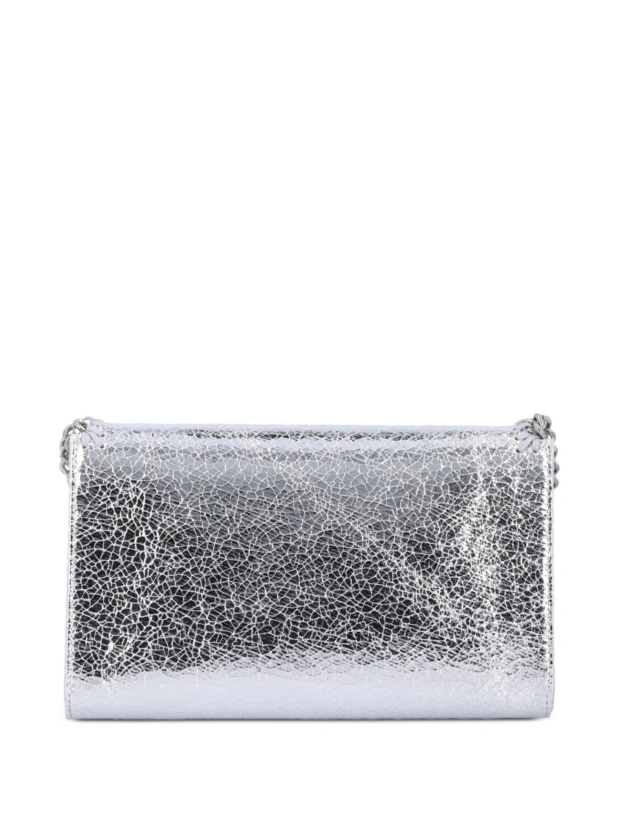 Geanta de umar Stella McCartney falabella argintie din polyester - Img 2