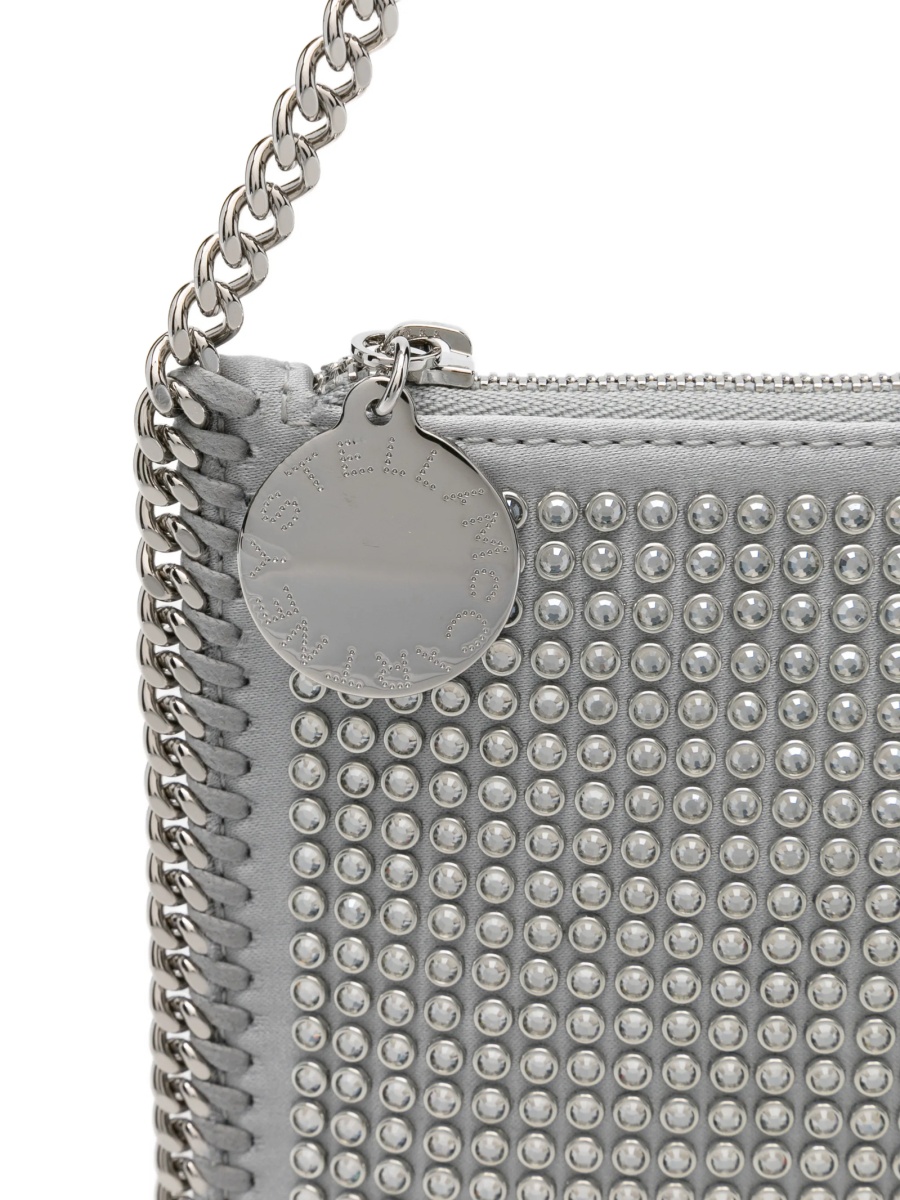 Geanta de umar Stella McCartney gri din material textil - Img 4