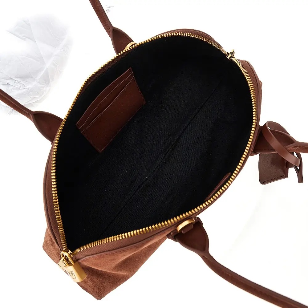 Geanta de umar Suede large 'Escape Bag Horizontal' bag - Img 3