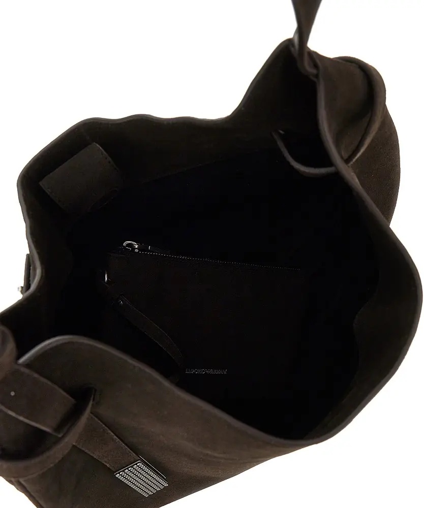 Geanta de umar Suede leather hobo bag - Img 3
