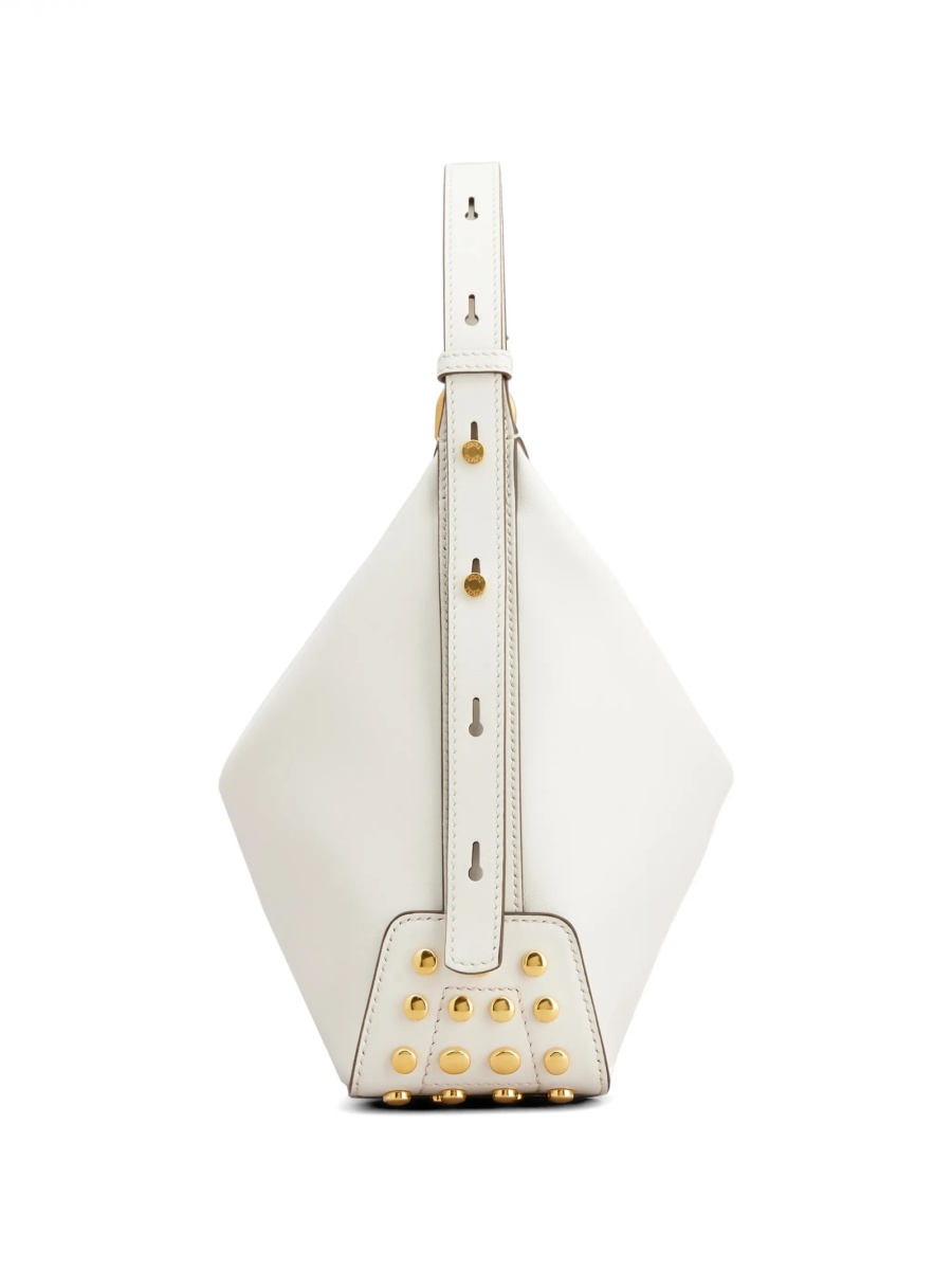 Geanta de umar TOD'S alba din material textil - Img 3