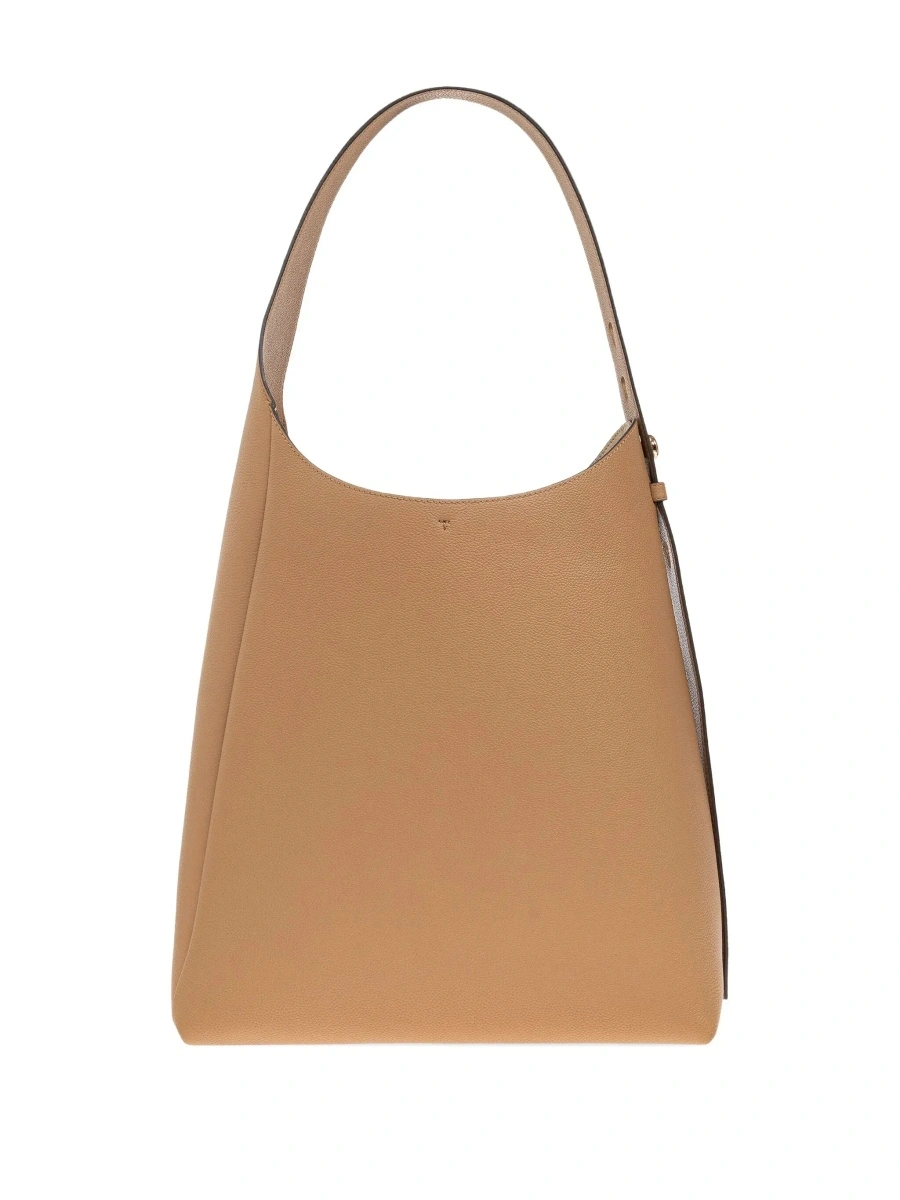 Geanta de umar Tory Burch bej din piele 'Rony' - Img 7