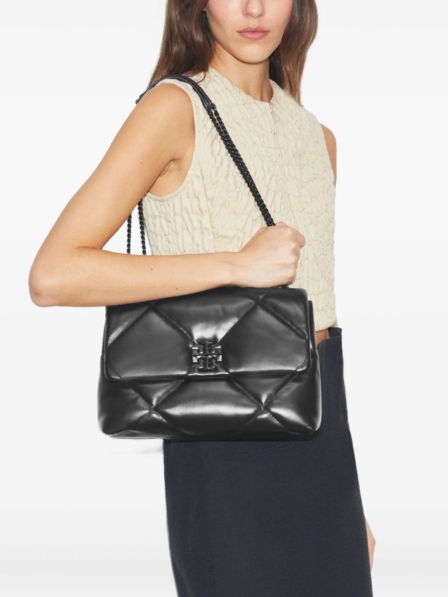 Geanta de umar Tory Burch neagra din piele - Img 2