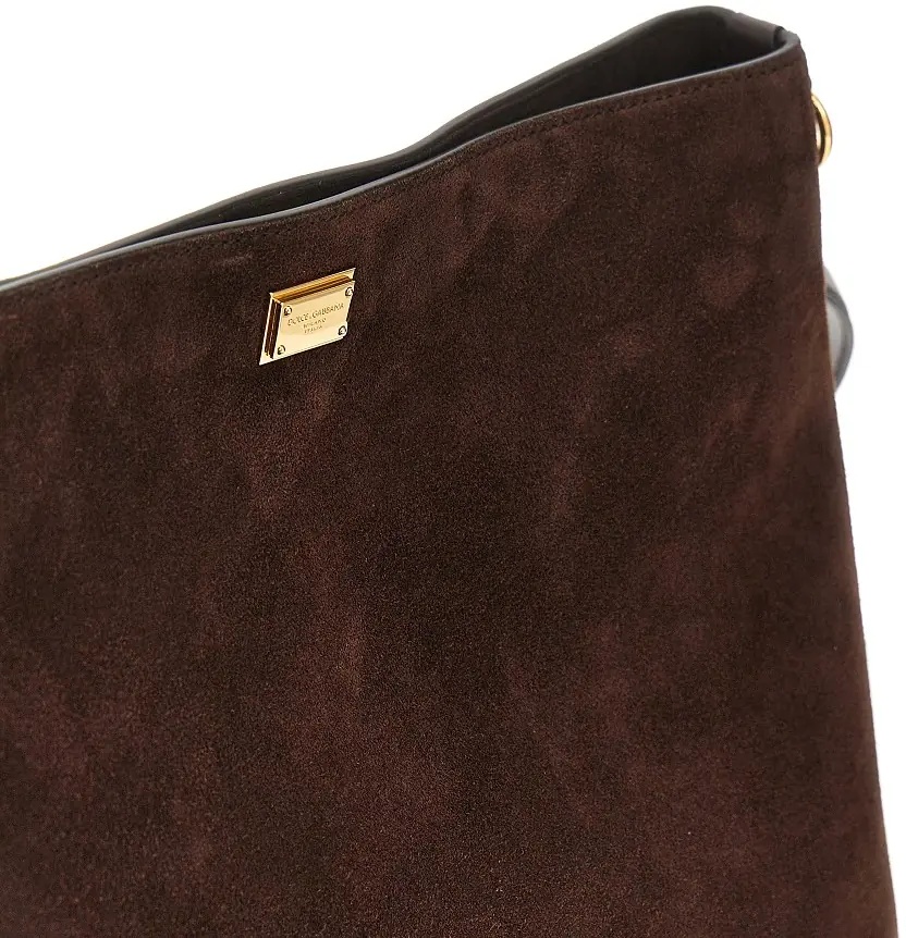 Geanta de umar 'Vittoria' suede leather big bag - Img 4