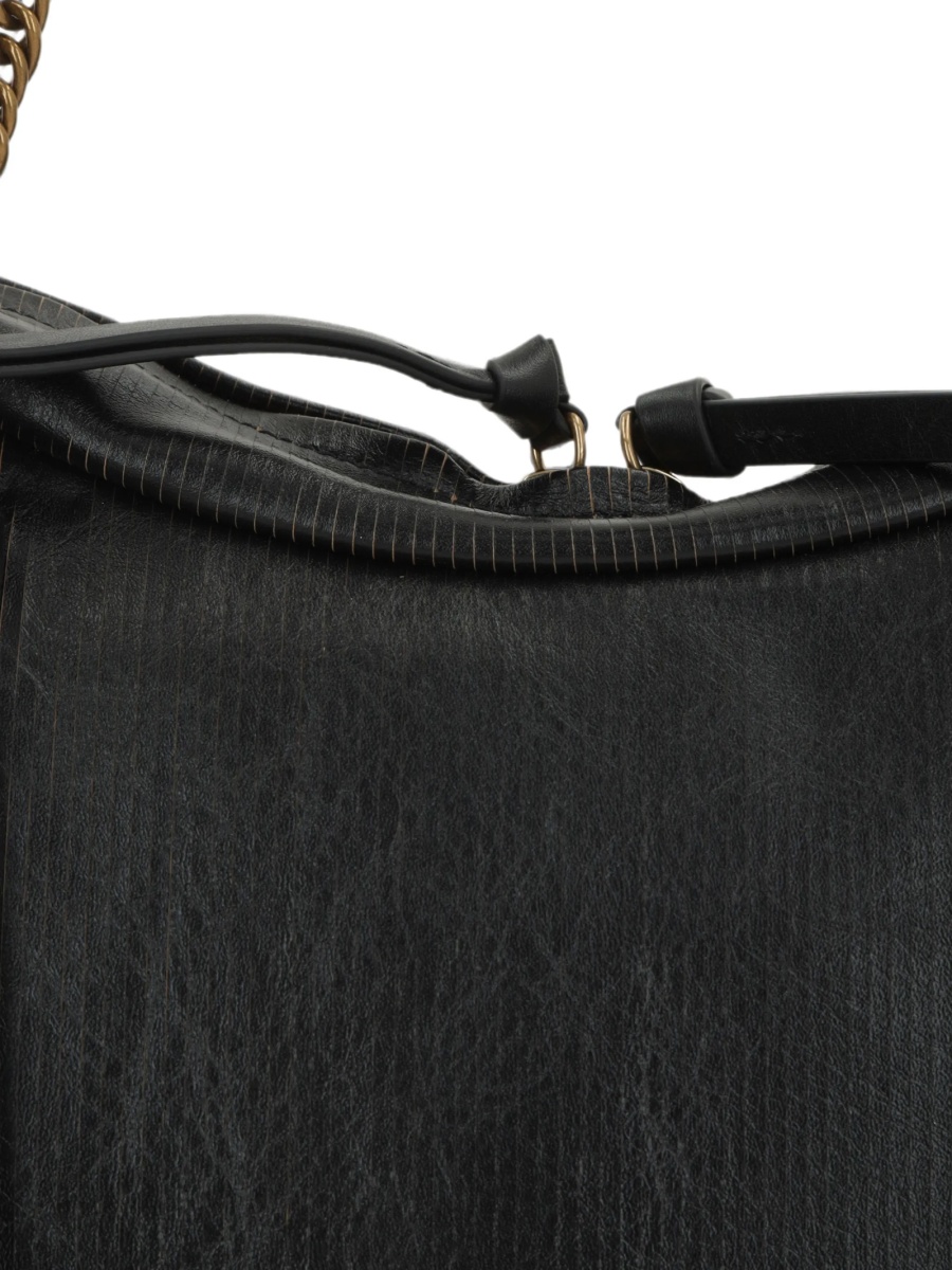 Geanta de umar Vivienne Westwood neagra din piele - Img 4