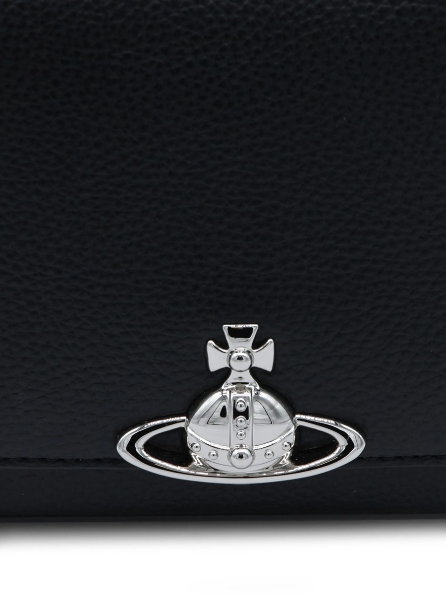 Geanta de umar Vivienne Westwood neagra din poliuretan - Img 4