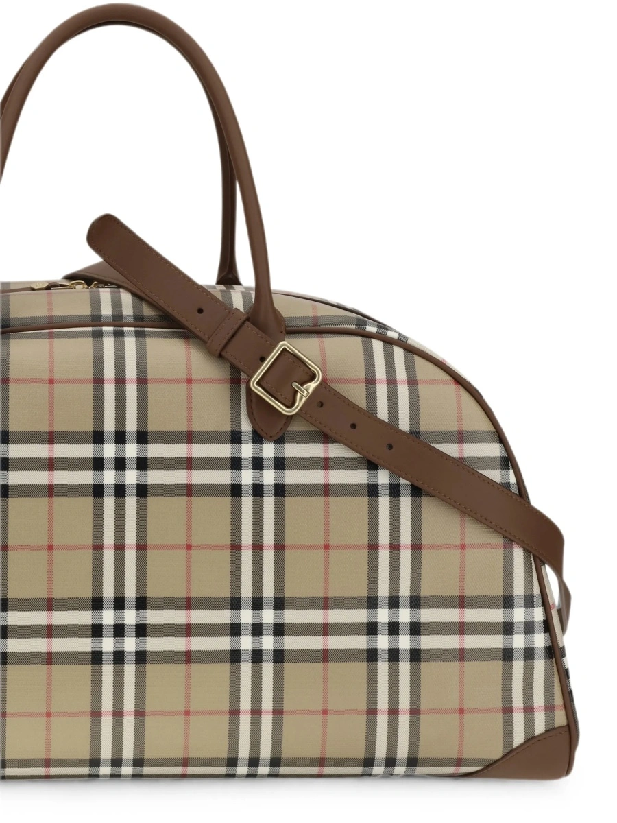 Geanta de voiaj Burberry neutra din bumbac - Img 3
