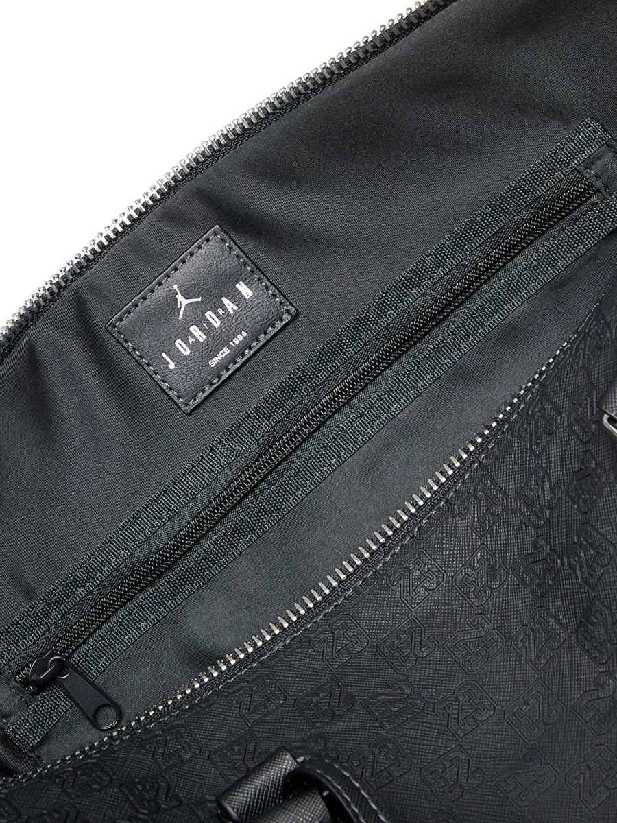 Geanta de voiaj Jordan neagra din polyester - Img 5