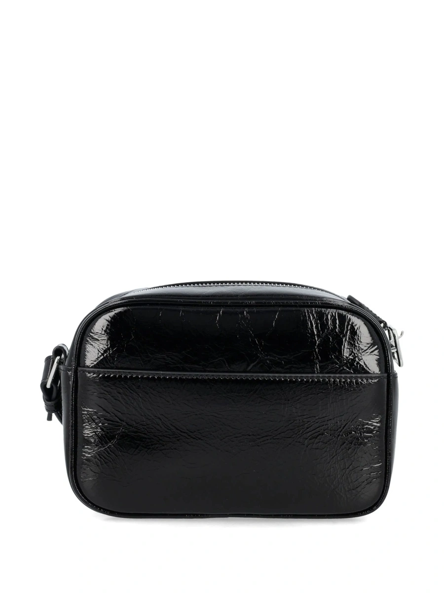 Geanta mini COURRÈGES neagra din piele - Img 2