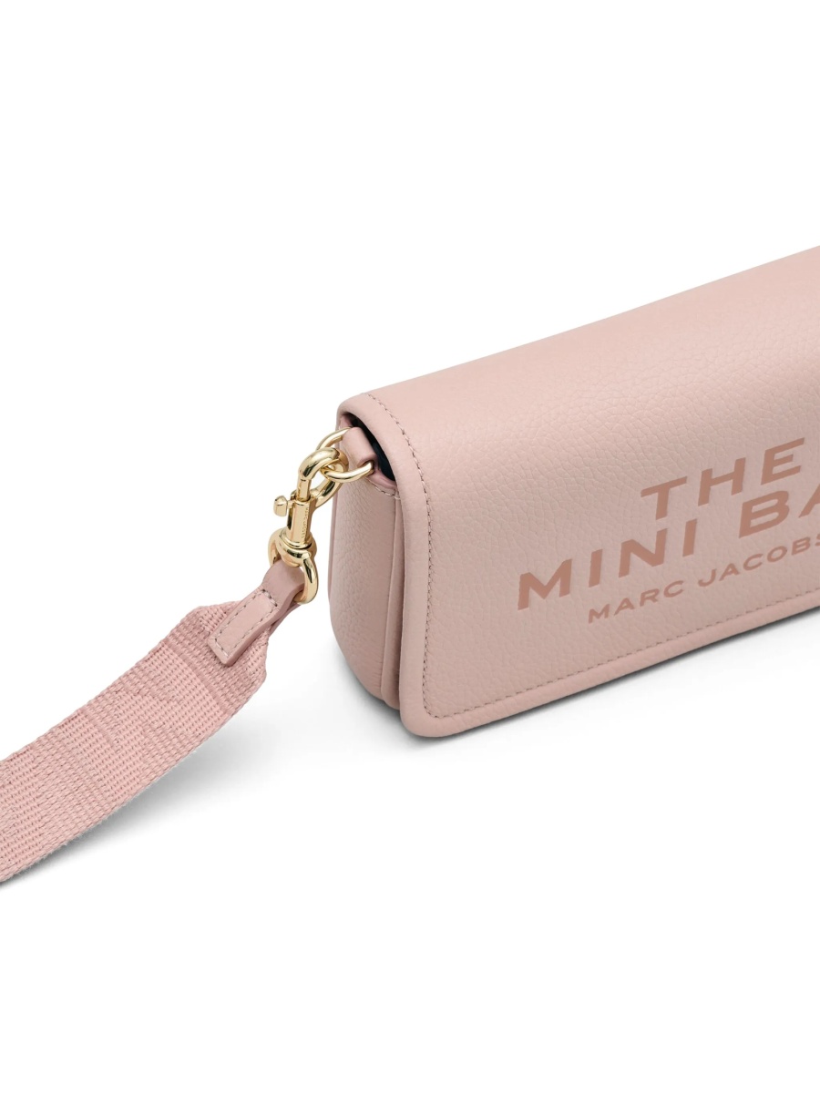 Geanta mini Marc Jacobs roz din piele - Img 5