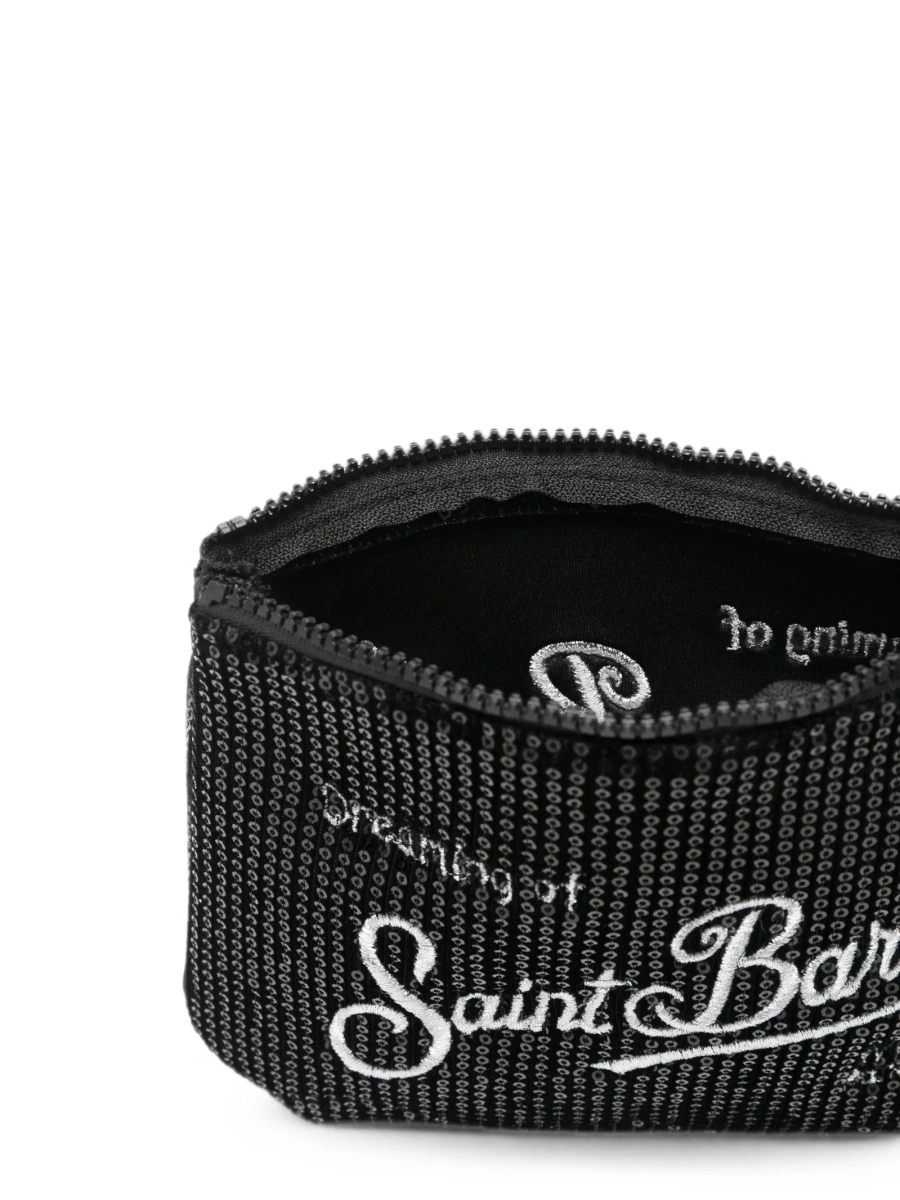 Geanta plic Mc2 Saint Barth neagra din cauciuc sintetic si polyester - Img 4