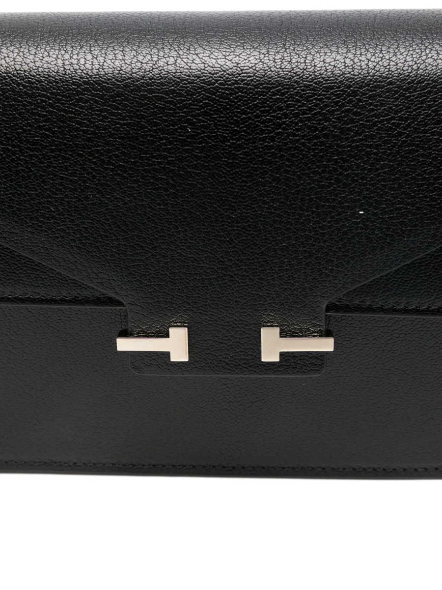 Geanta plic Tom Ford neagra din piele - Img 4