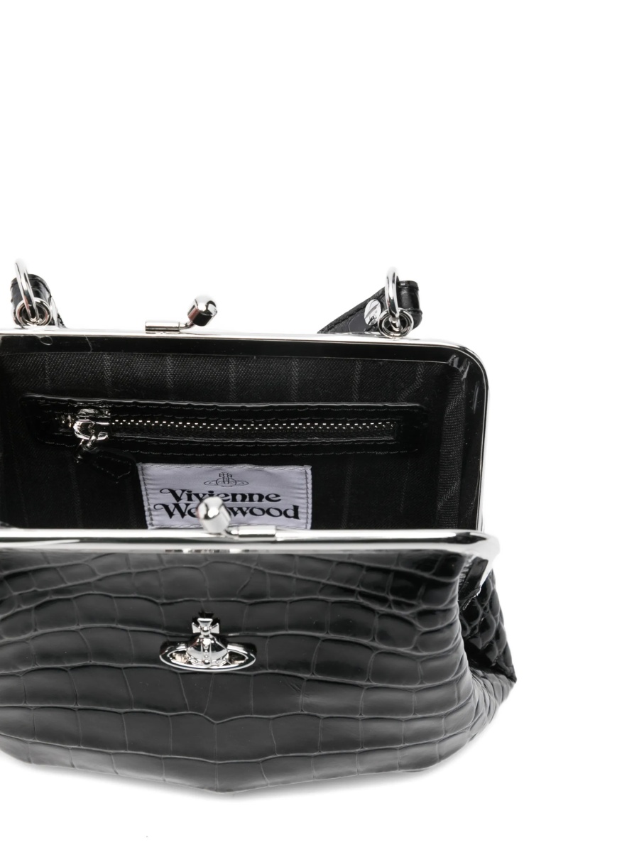 Geanta plic Vivienne Westwood neagra - Img 5