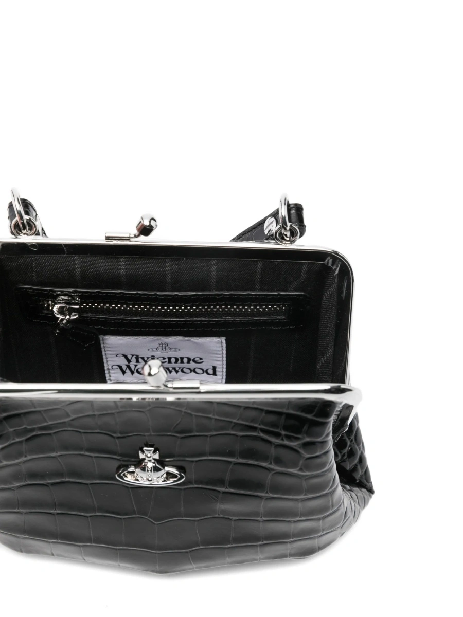 Geanta plic Vivienne Westwood neagra - Img 5