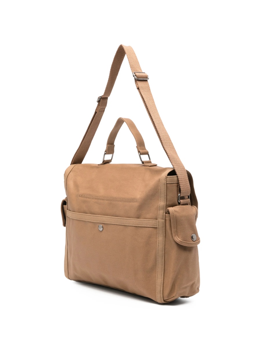 Geanta tip postas A.P.C. maro din bumbac - Img 3