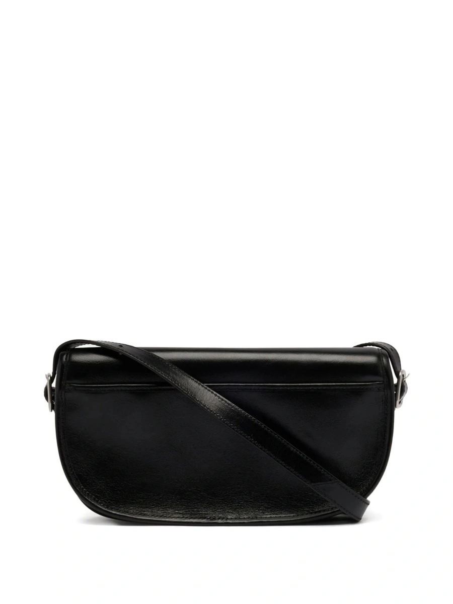 Geanta tip postas Bally neagra din piele - Img 3