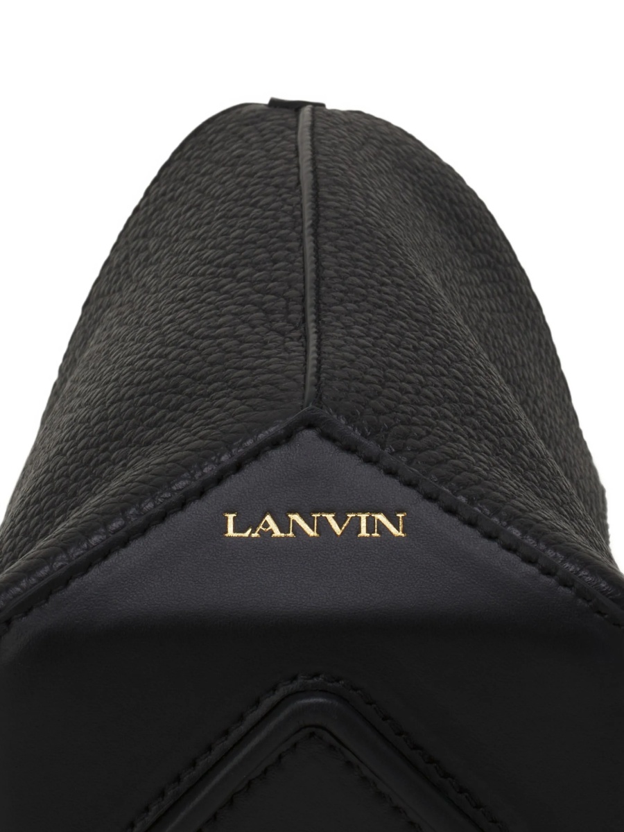 Geanta tip postas Lanvin neagra din bos taurus - Img 5