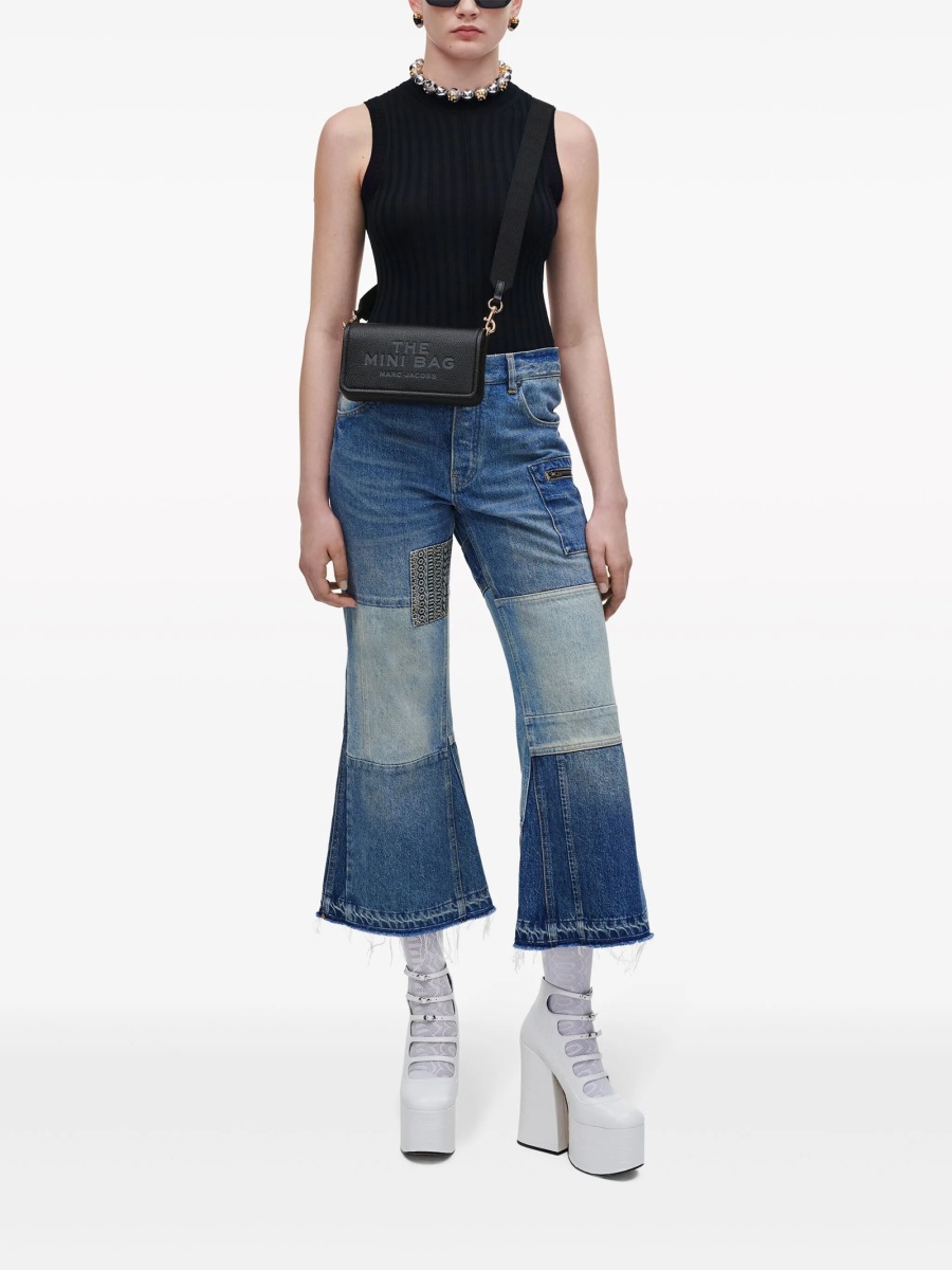 Geanta tip postas Marc Jacobs neagra din piele - Img 3