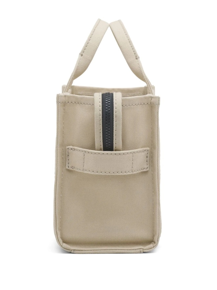 Geanta tip postas Marc Jacobs neutra din material textil - Img 5