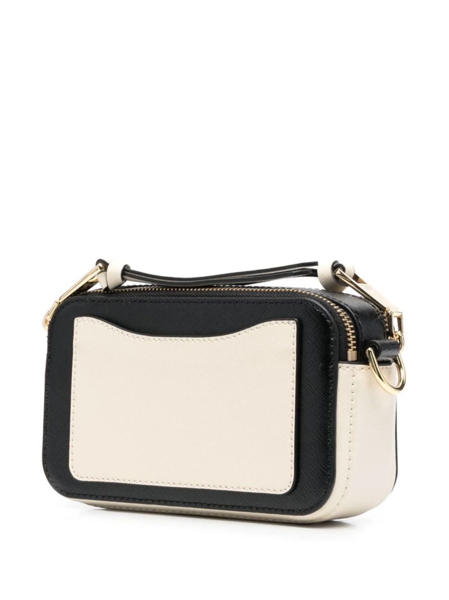 Geanta tip postas Marc Jacobs snapshot alba din piele - Img 4