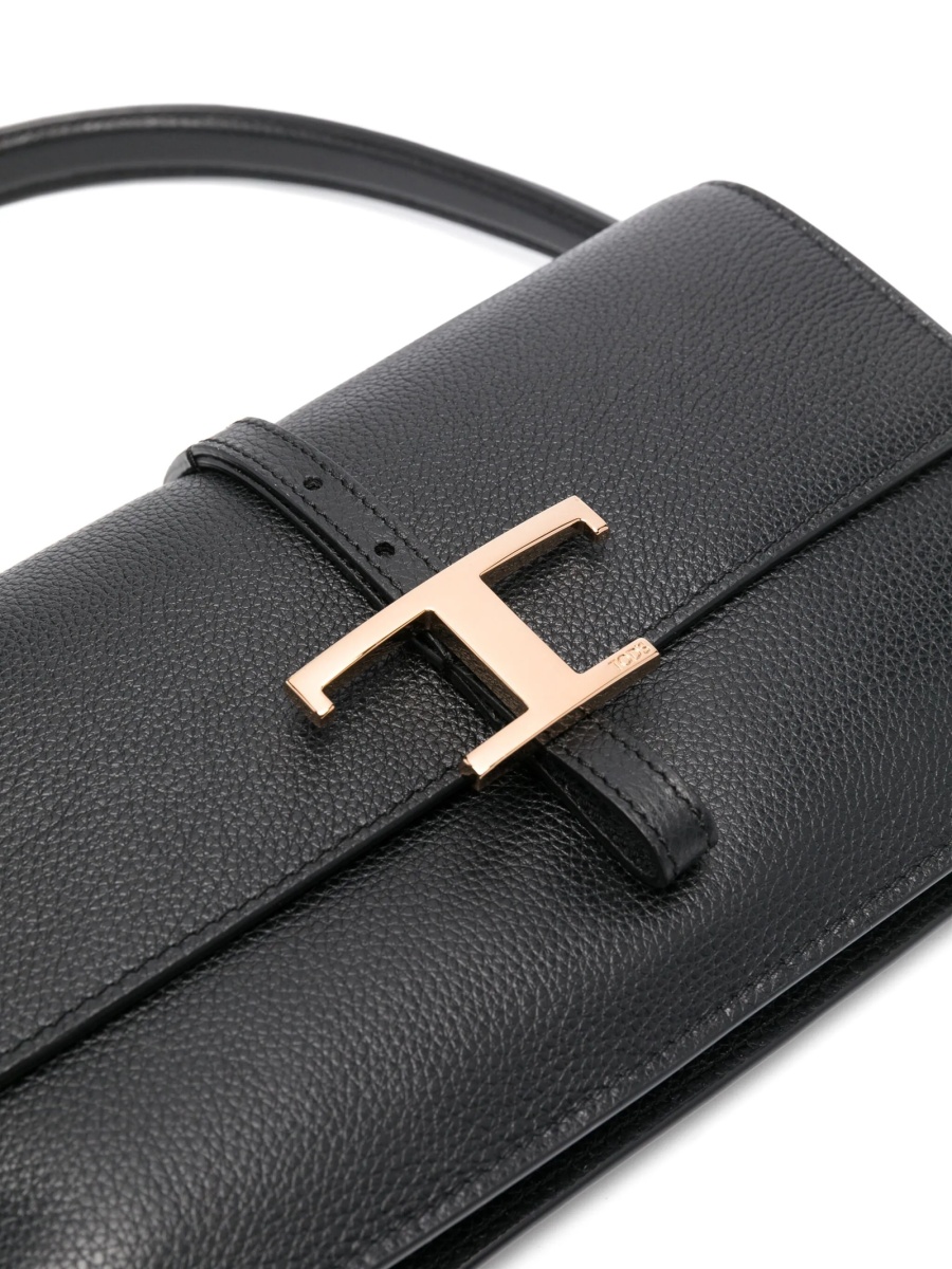 Geanta tip postas TOD'S neagra din piele - Img 4
