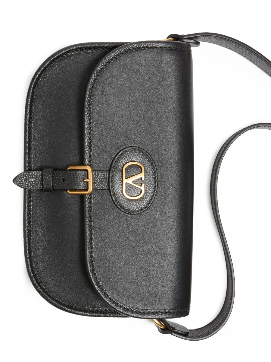 Geanta tip postas Valentino Garavani neagra din piele - Img 5