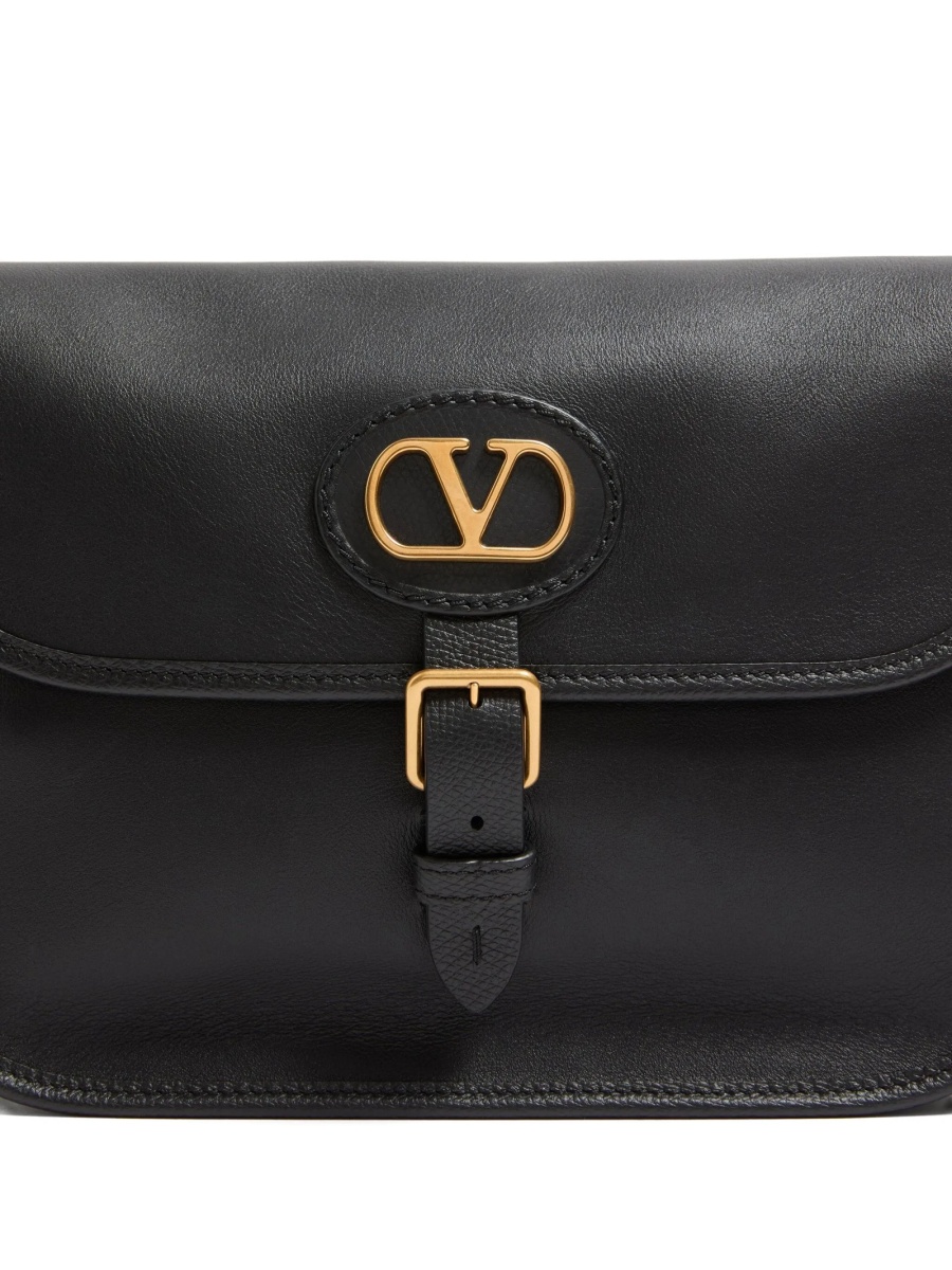 Geanta tip postas Valentino Garavani neagra din piele - Img 4