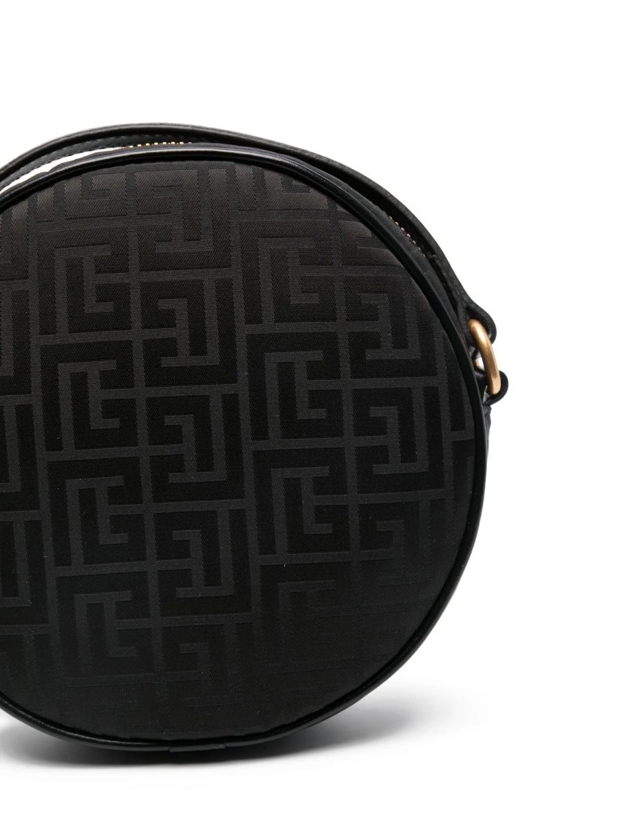 Genti Balmain negre din poliamida si bumbac - Img 3