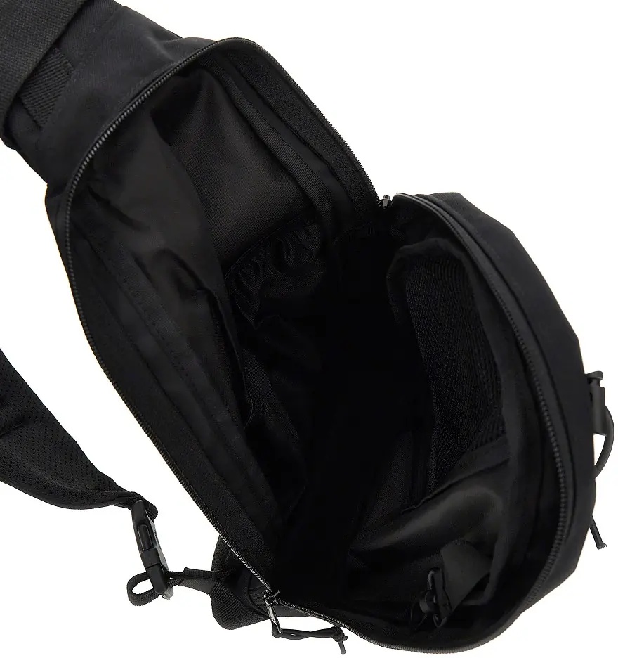 Genti 'Kyle' technical canvas sling bag - Img 3