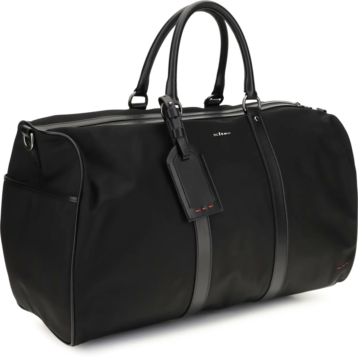 Genti Leather-trim Travel Duffle Bag - Img 2