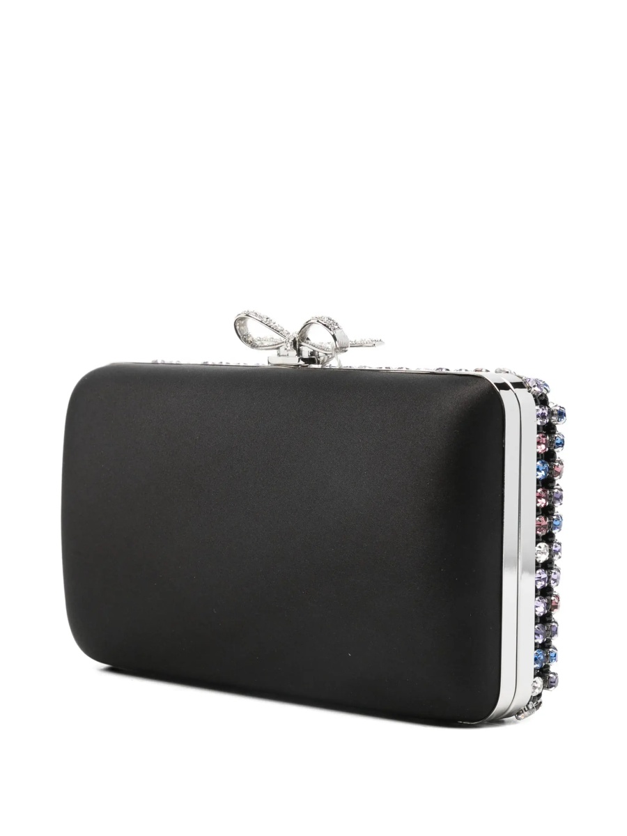 Genti Multi-crystal knit clutch bag - Img 7