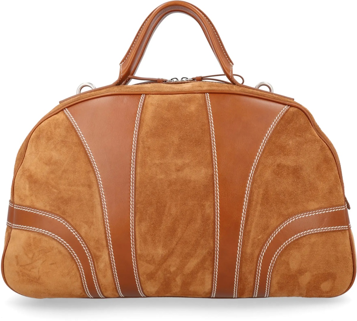 Genti Suede Duffle Bag - Img 2