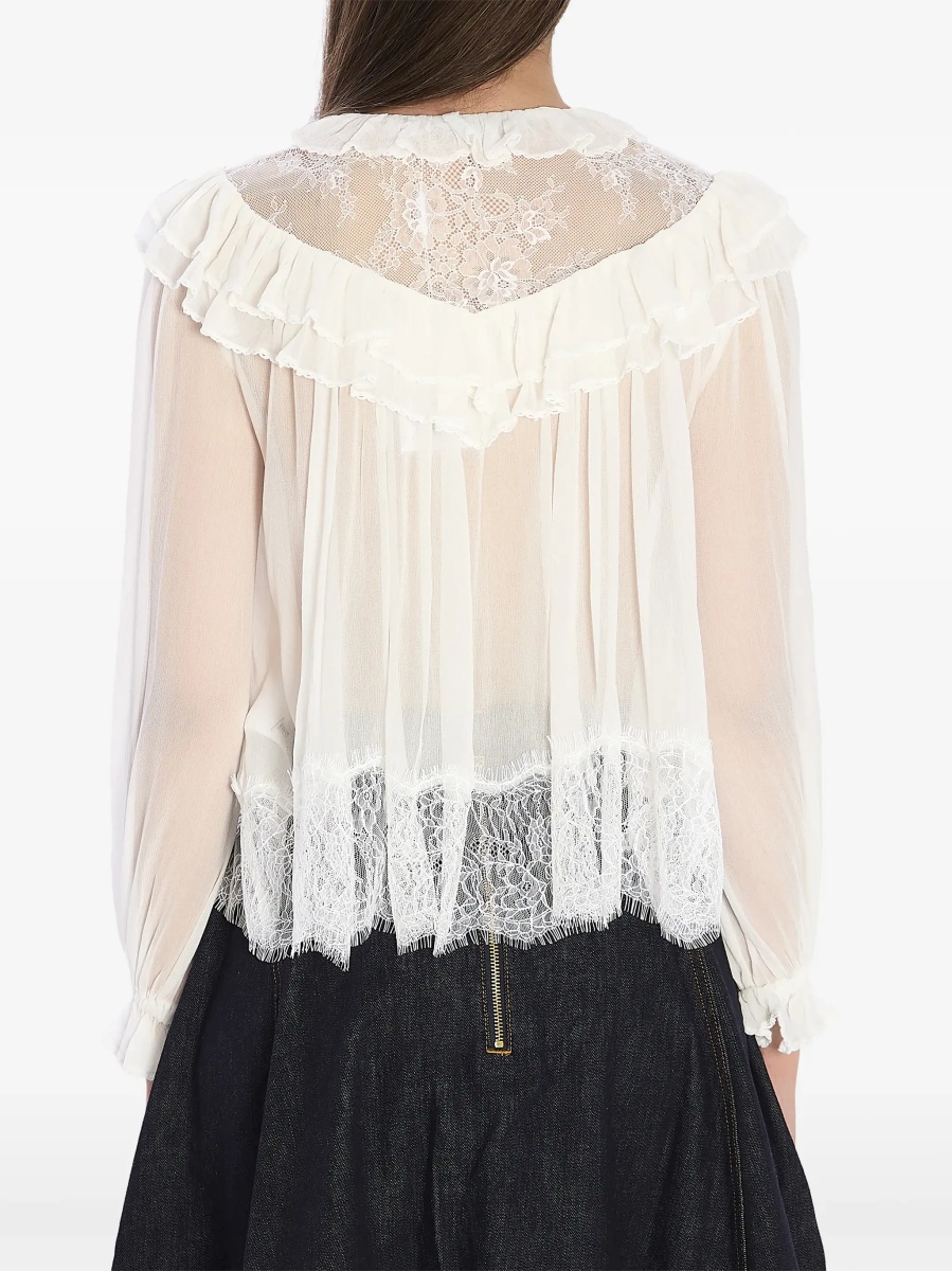 Georgette Lace Blouse - Img 3