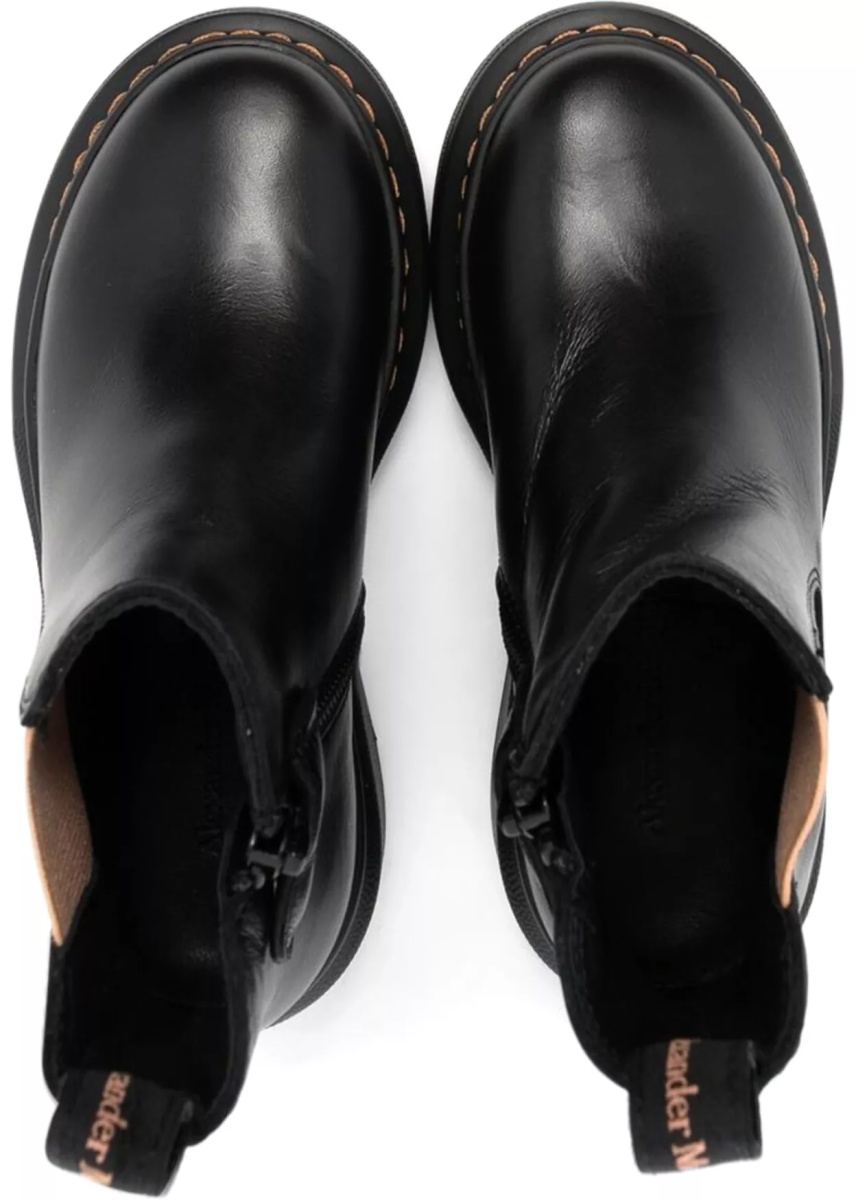 Ghete Ankle Boot With Contrasting Elastic On The Side - Img 3
