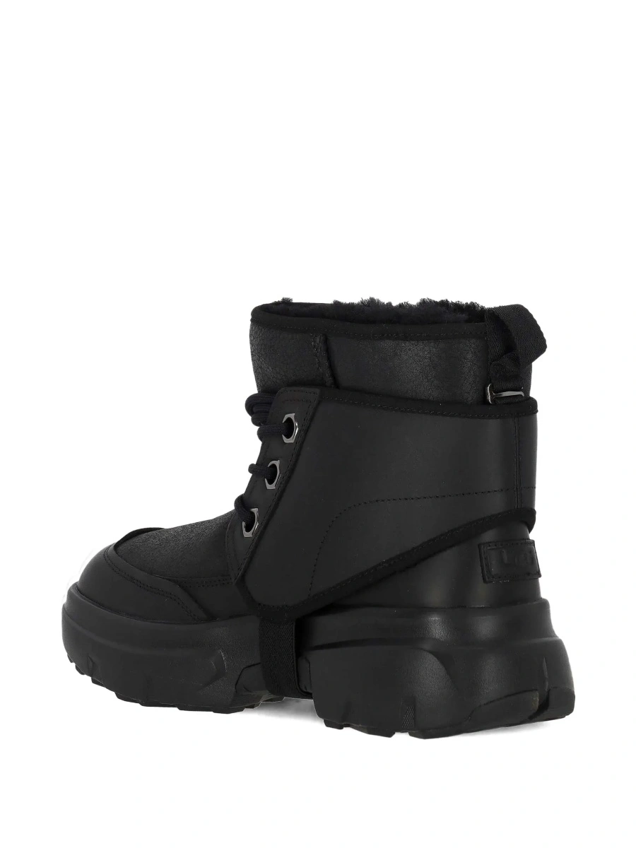 Ghete UGG negre din piele - Img 7