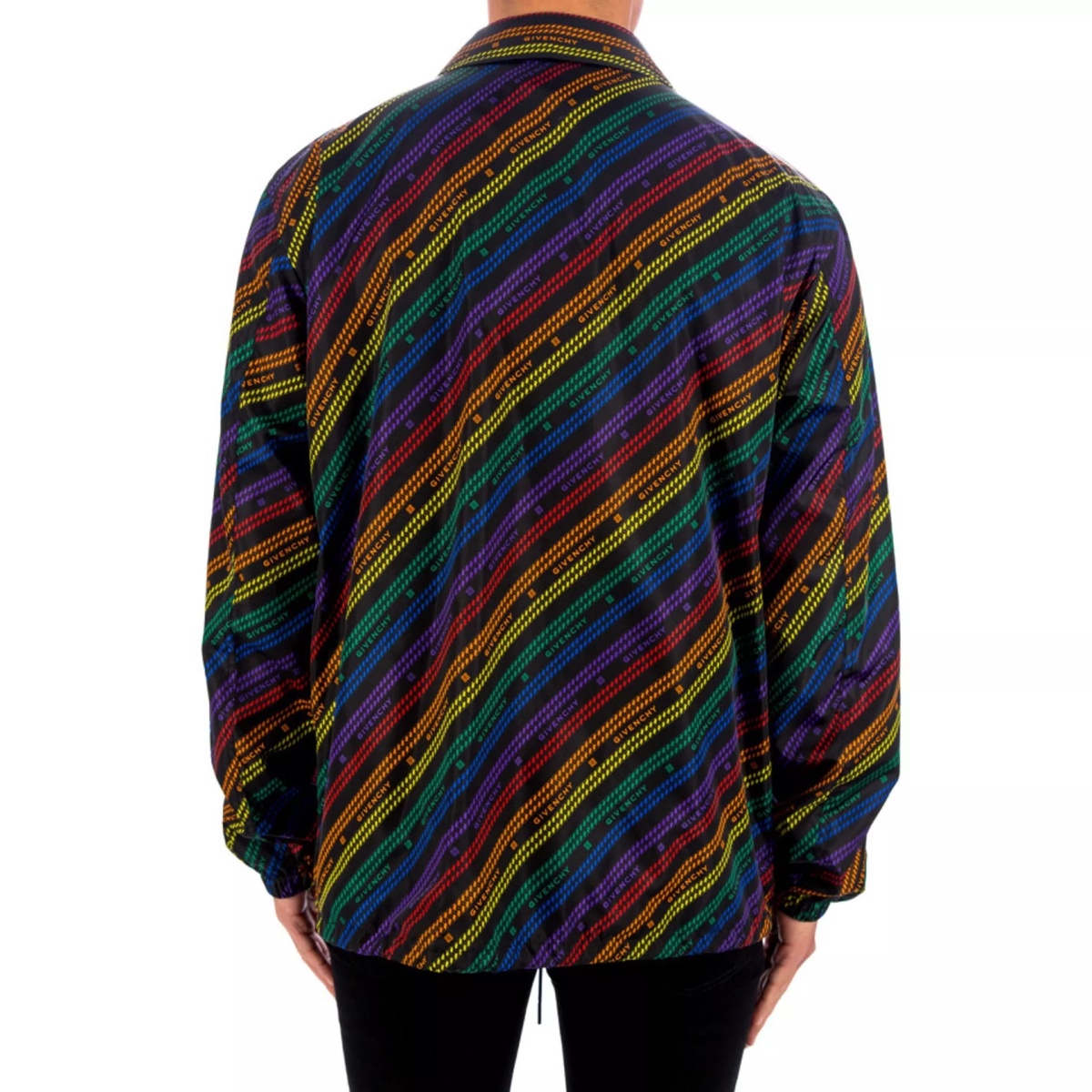 Givenchy Rainbow Chain Nylon Jacket - Img 3