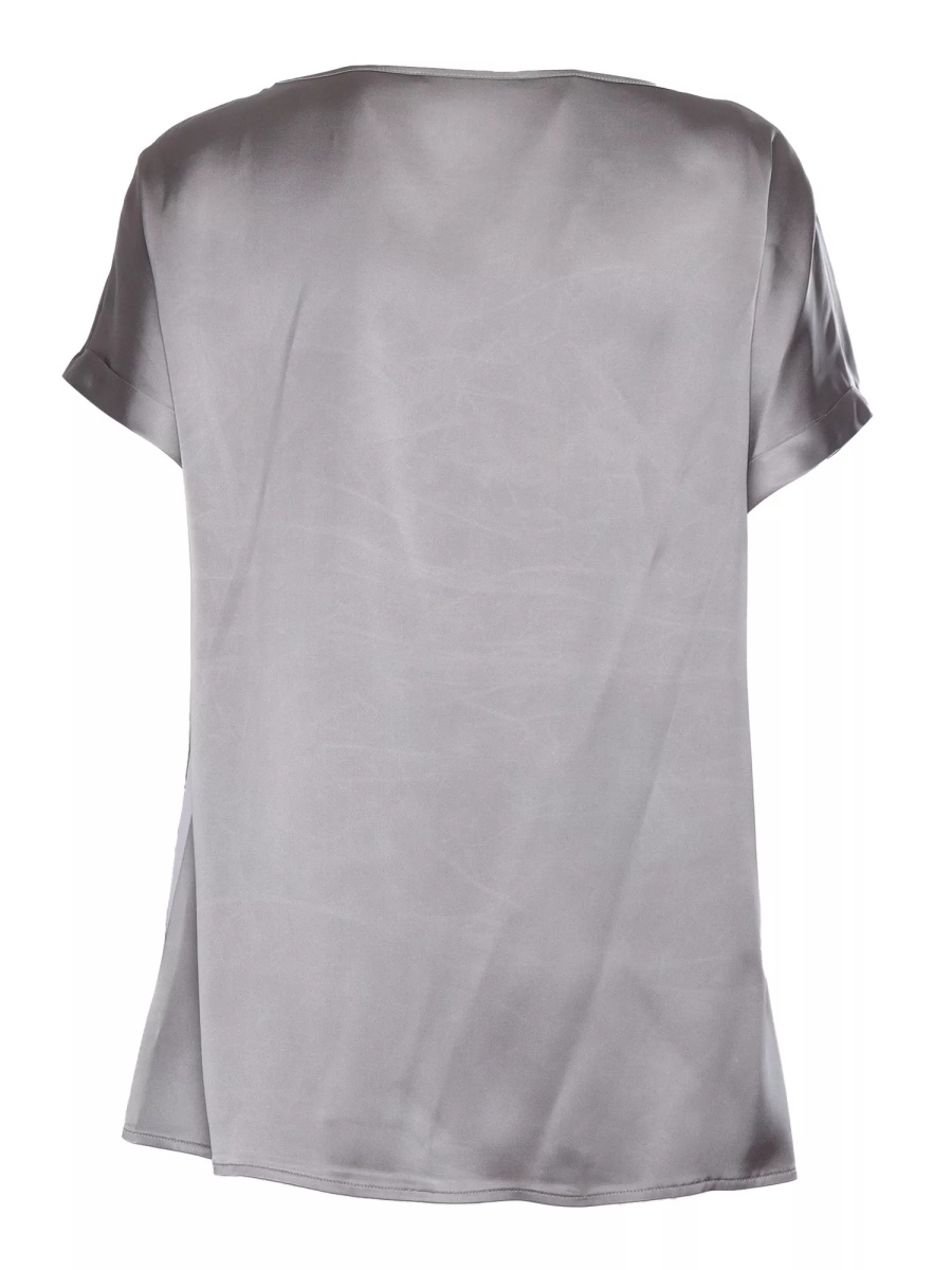 Gray viscose blouse - Img 2