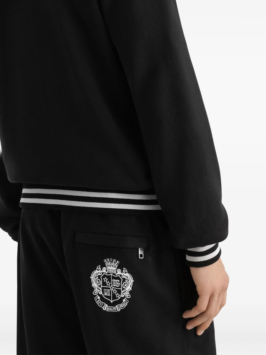 Hanorac Dolce &amp; Gabbana negru din bumbac - Img 4