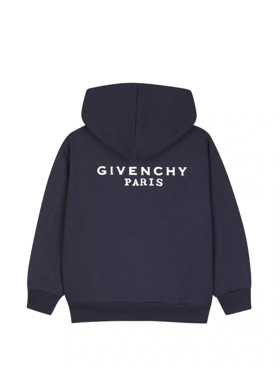 Hanorac Givenchy albastru din bumbac - Img 4