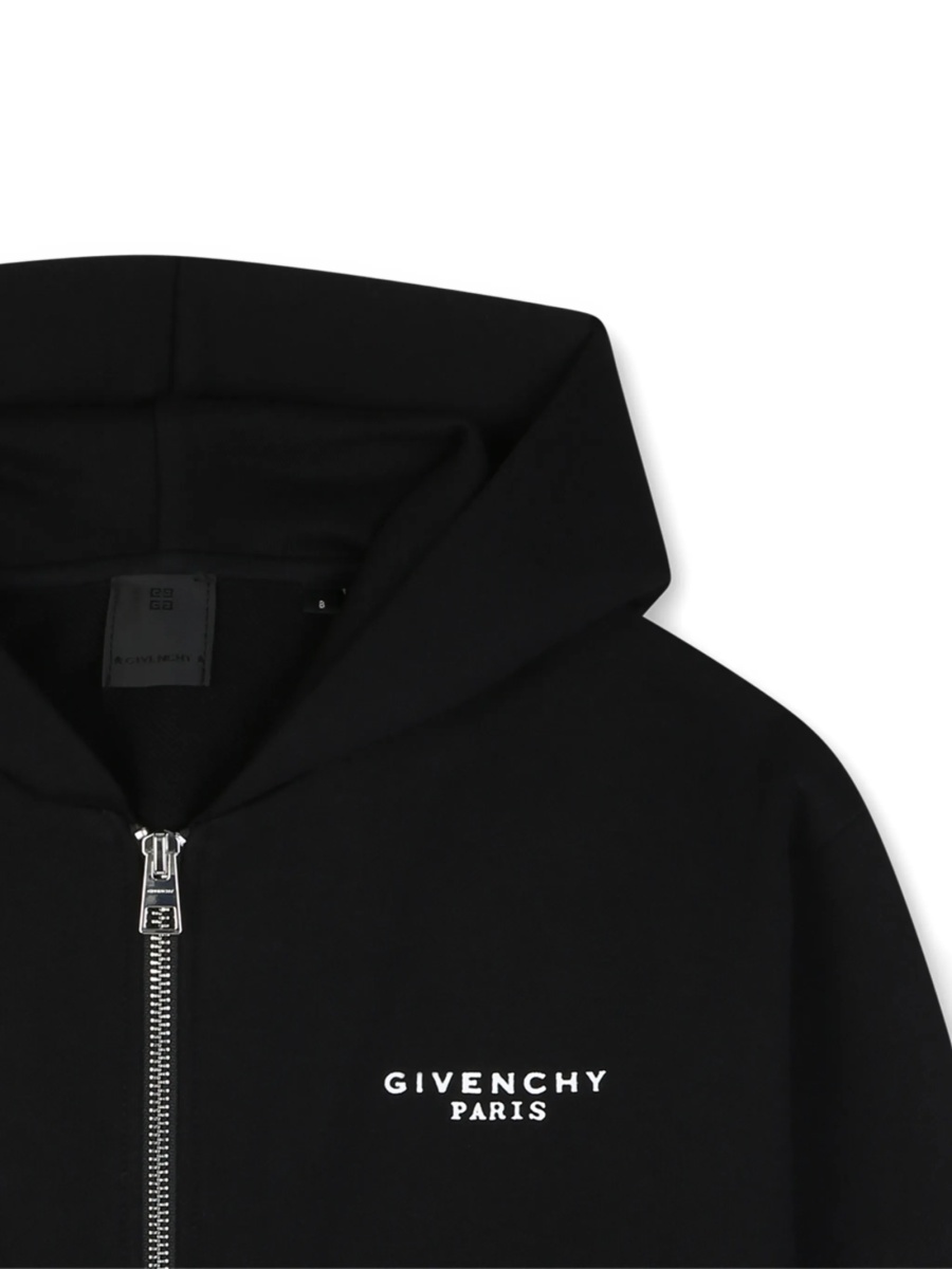 Hanorac Givenchy negru din bumbac organic - Img 3